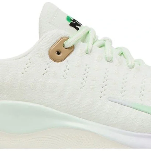 Nike Wmns ReactX Infinity Run 4 White Vapor Green Women Running Shoes Sz 6.5 - Picture 10 of 12